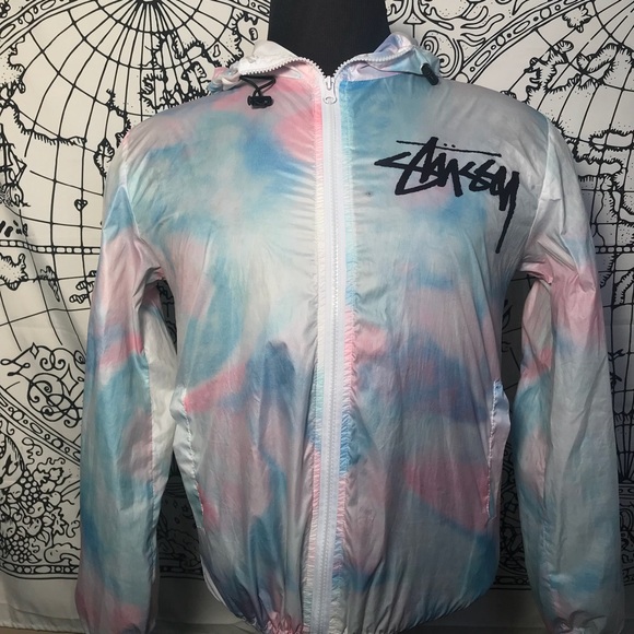 stussy cotton candy windbreaker CEGICAP